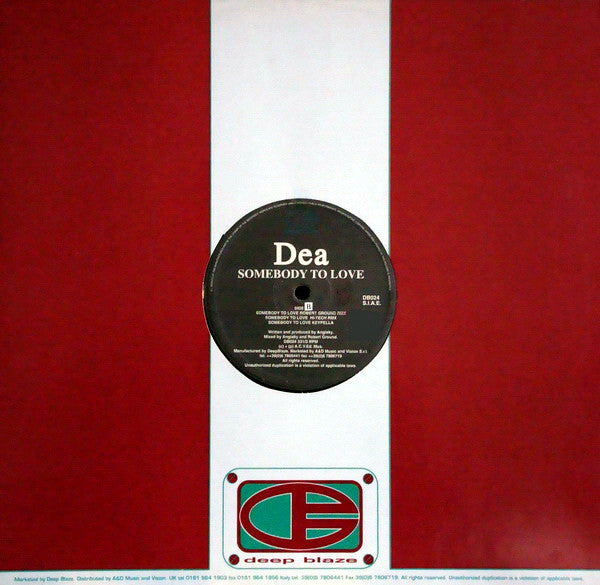 Dea (14) : Somebody To Love (12")