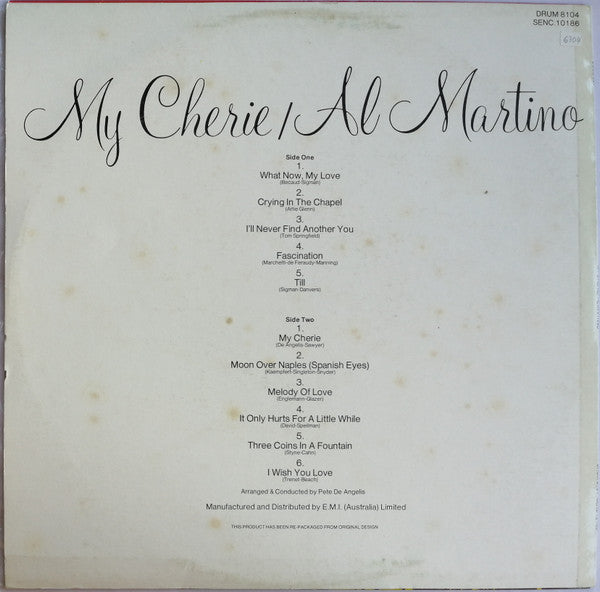 Al Martino : My Cherie (LP, Album, RE)