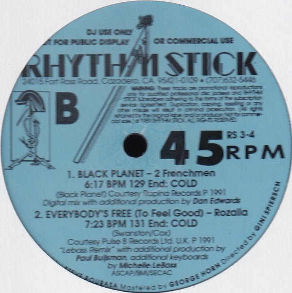 Various : Rhythm Stick 3-4 (2x12", Comp, Promo)