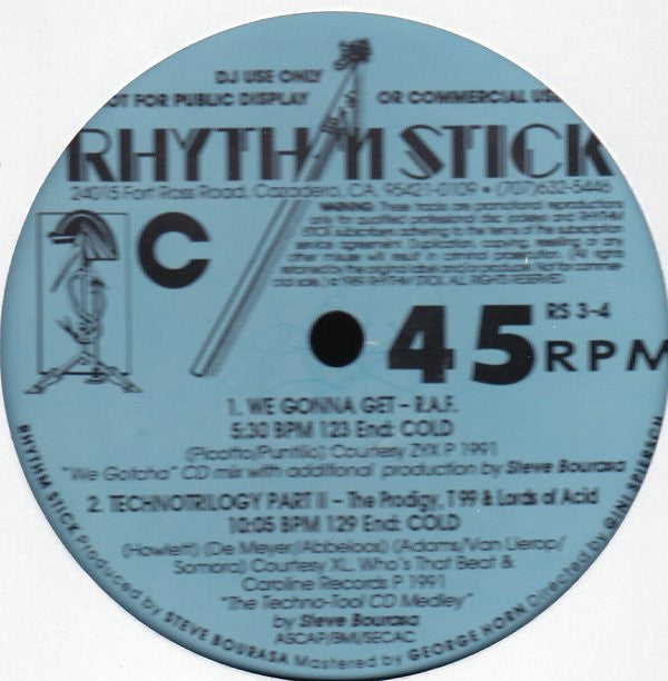 Various : Rhythm Stick 3-4 (2x12", Comp, Promo)