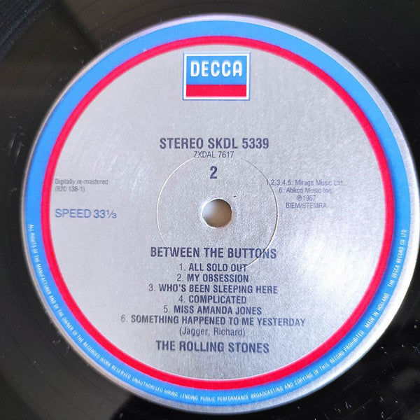 The Rolling Stones : Between The Buttons (LP, Album, RM, Dig)