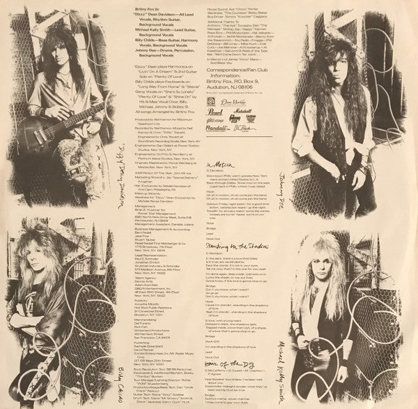 Britny Fox : Boys In Heat (LP, Album)