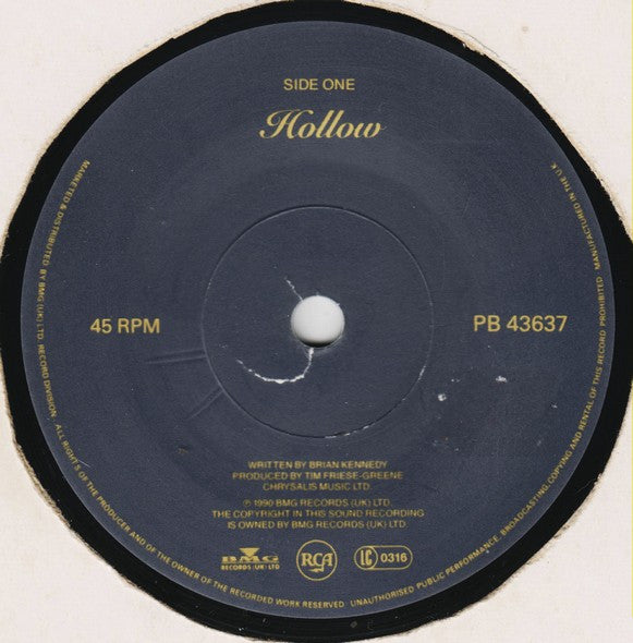 Brian Kennedy : Hollow (7")