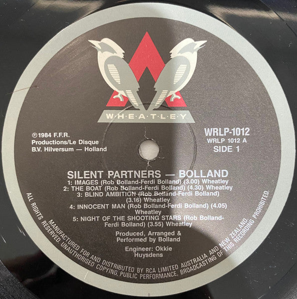 Bolland & Bolland : Silent Partners (LP, Album)