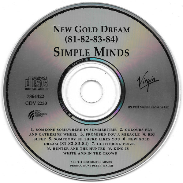 Simple Minds : New Gold Dream (81-82-83-84) (CD, Album, RE)