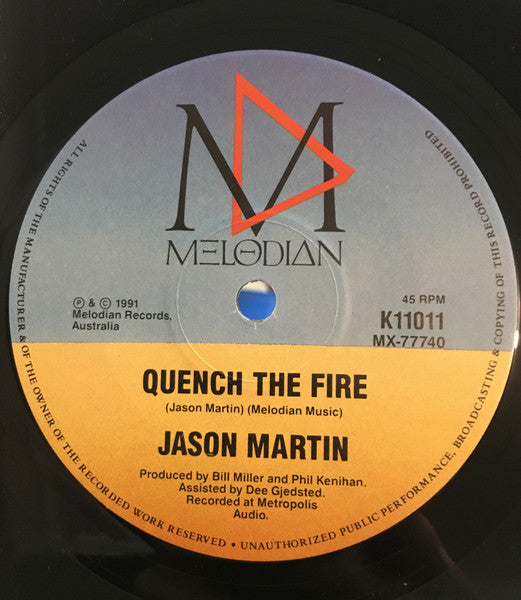 Jason Martin : Take Us To The Top (7", Ltd)