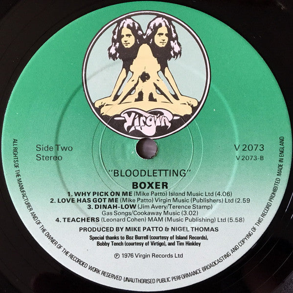 Boxer (2) : Bloodletting (LP, Album)