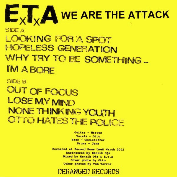 Epileptic Terror Attack : We Are The Attack (7", EP)