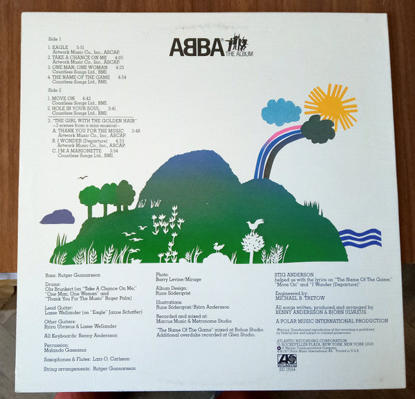 ABBA : The Album (LP, Album, PR)