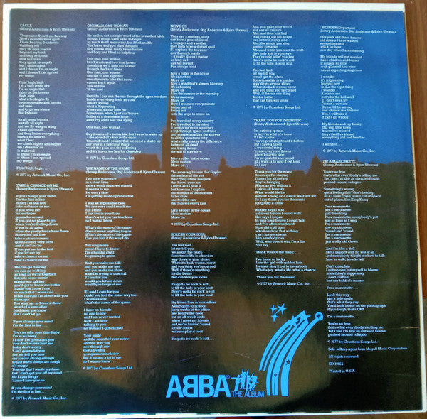 ABBA : The Album (LP, Album, PR)