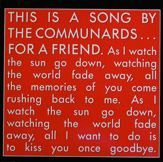 The Communards : For A Friend (12", Single)
