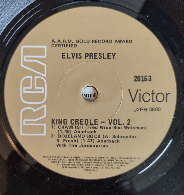 Elvis Presley : King Creole - Vol. 2 (7")