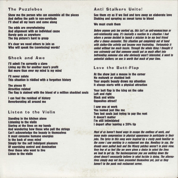 Weaving The Deathbag : The Devils Punchline (7")