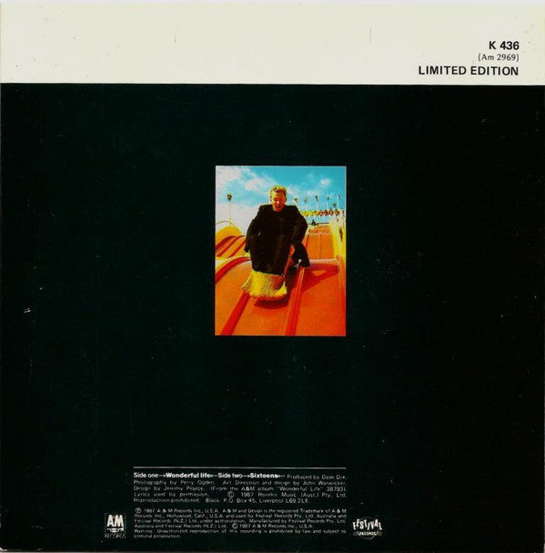 Black (2) : Wonderful Life (7", Single, Ltd)