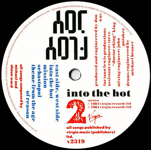 Floy Joy : Into The Hot (LP, Album)