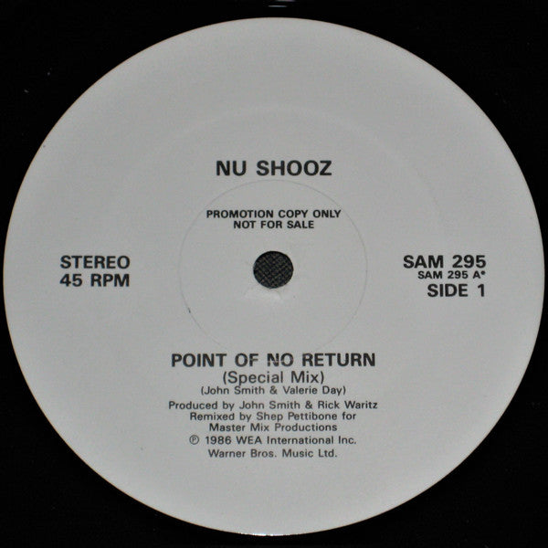 Nu Shooz : Point Of No Return (Special Mix) (12", S/Sided, Promo)