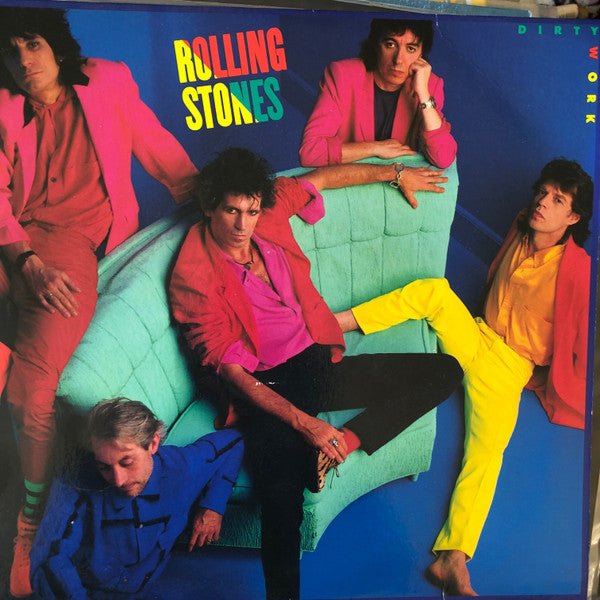 The Rolling Stones : Dirty Work (LP, Album, Promo)