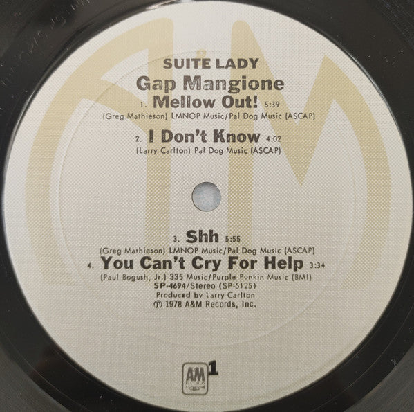Gap Mangione : Suite Lady (LP, Album, Mon)
