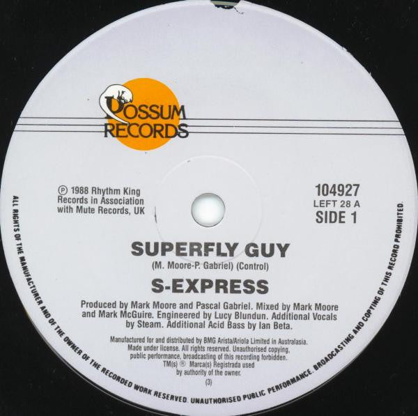 S'Express : Superfly Guy (7", Single)