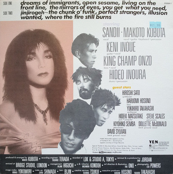 Sandii & The Sunsetz : Immigrants (LP, Album)