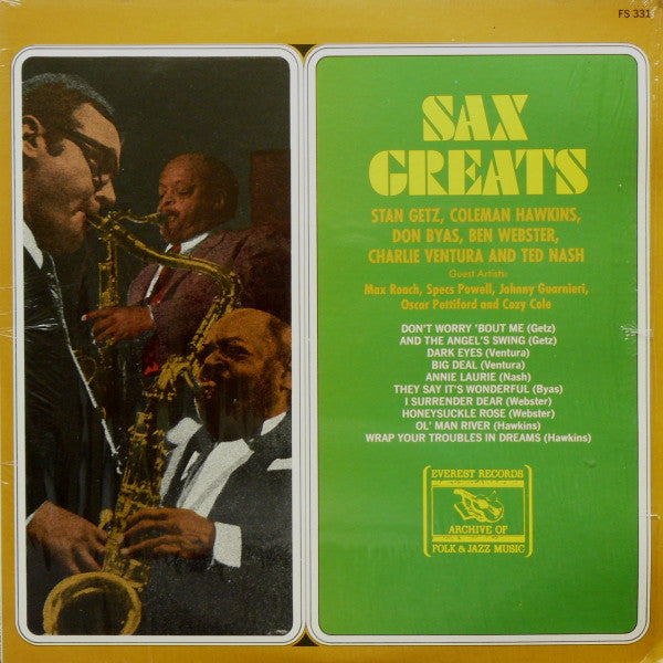 Various : Sax Greats (LP, Comp)