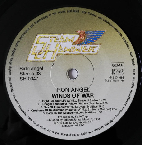 Iron Angel : Winds Of War (LP, Album)