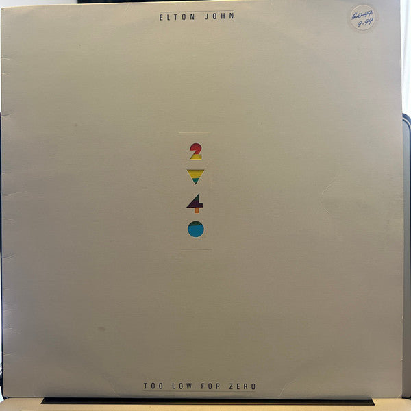 Elton John : Too Low For Zero (LP, Album)