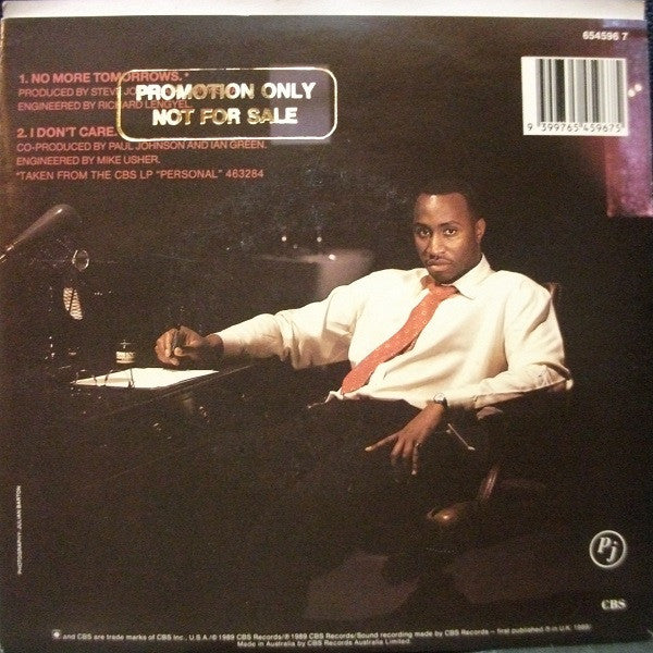Paul Johnson (2) : No More Tomorrows (7", Single)