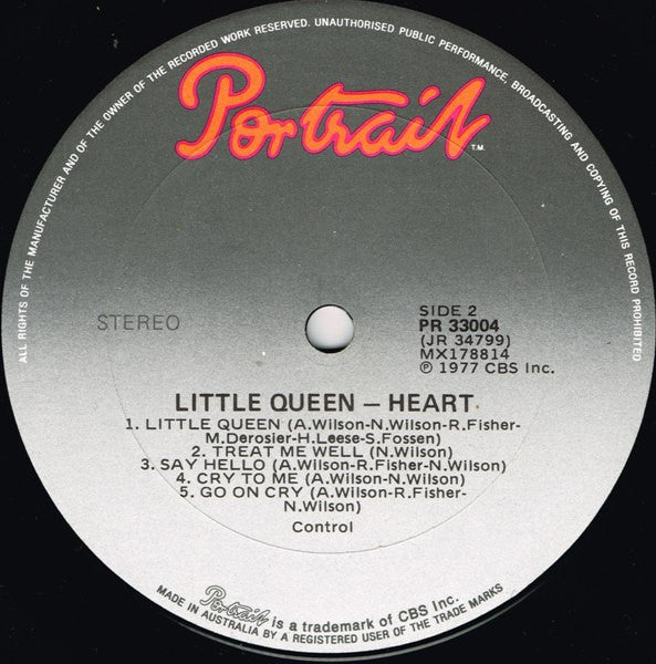 Heart : Little Queen (LP, Album)