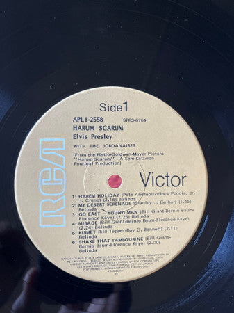 Elvis Presley : Harum Scarum (LP, Album, RE)