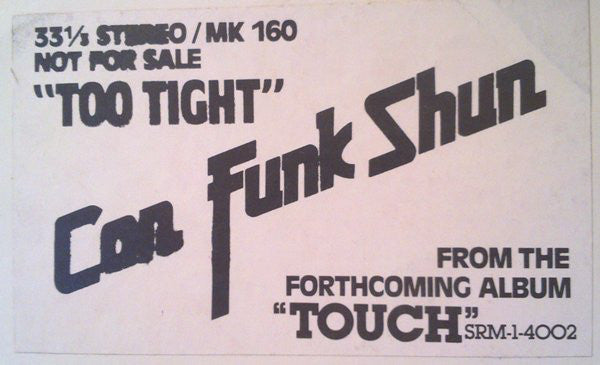 Con Funk Shun : Too Tight (12", Promo)