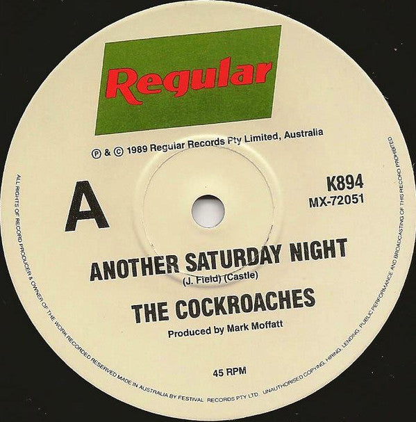 The Cockroaches : Another Saturday Night (7", Single, Ltd)