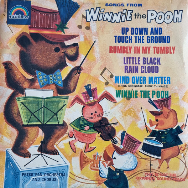 Peter Pan Players And Orchestra : Songs From Winnie the Pooh (LP, Album)