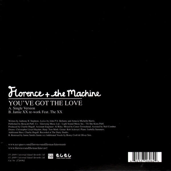 Florence + The Machine* : You've Got The Love (7", Single)