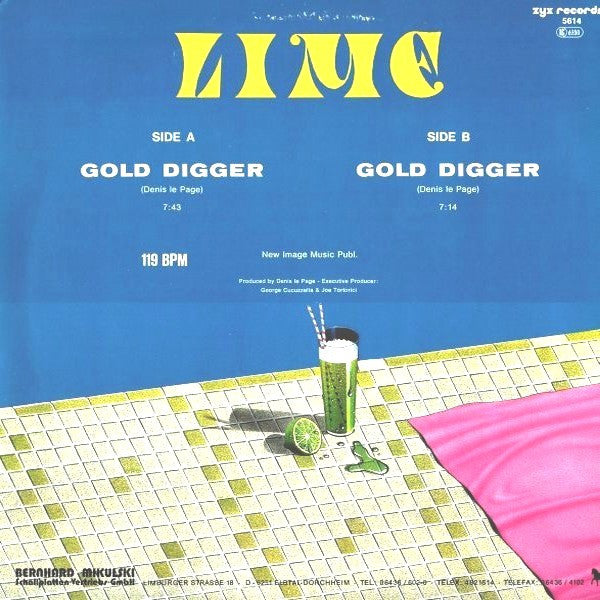 Lime (2) : Gold Digger (12", Maxi)