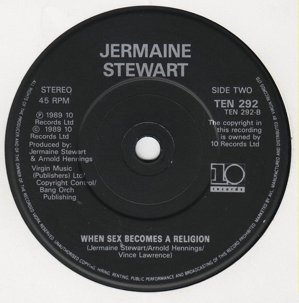 Jermaine Stewart : Tren De Amor (7", Single)