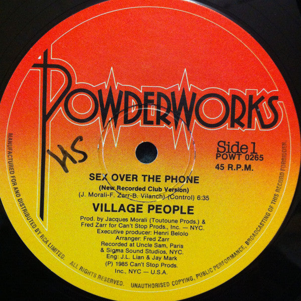 Village People : Sex Over The Phone (12")