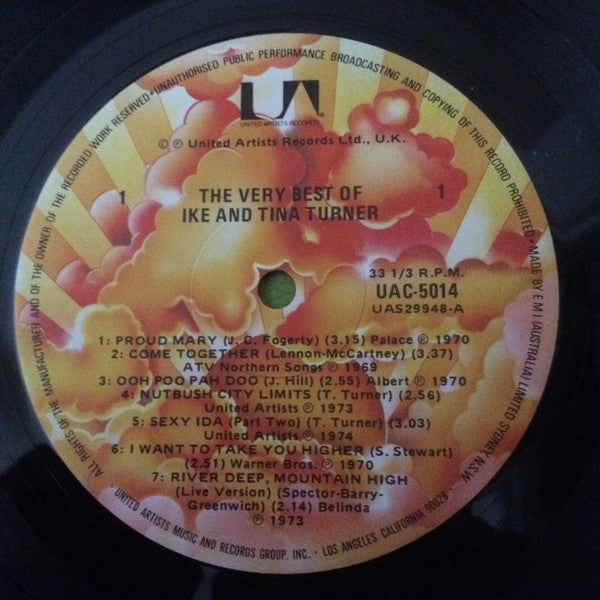 Ike & Tina Turner : The Very Best Of Ike & Tina Turner (LP, Comp)
