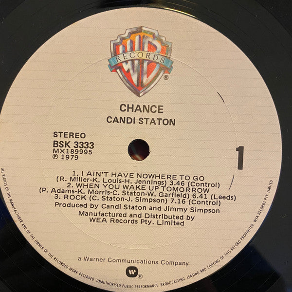 Candi Staton : Chance (LP, Album)