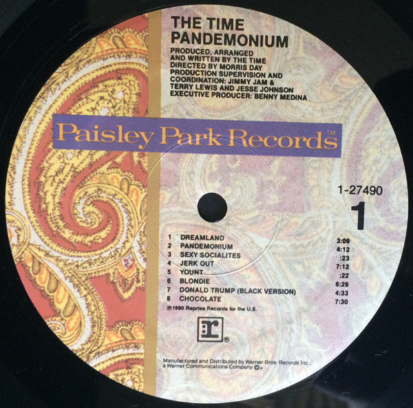 The Time : Pandemonium (LP, Album)