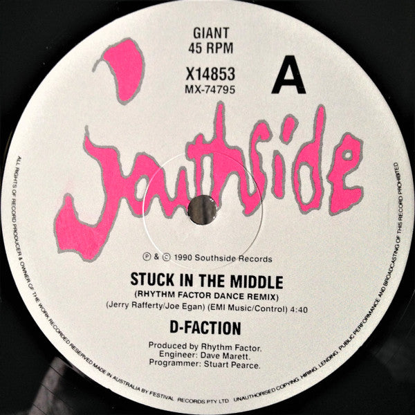 D-Faction : Stuck In The Middle (12")