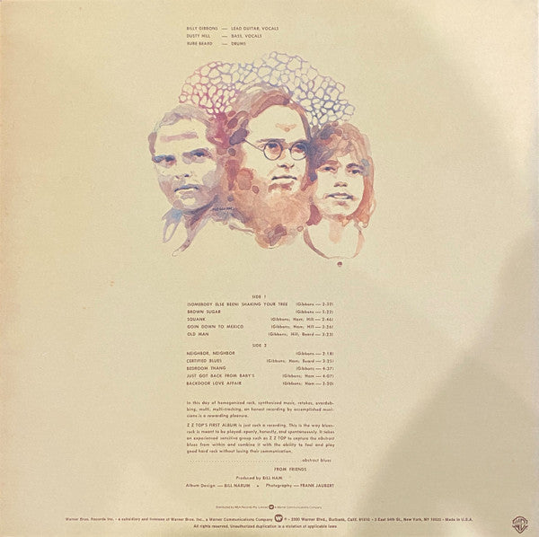 ZZ Top : First Album (LP, Album, RE)