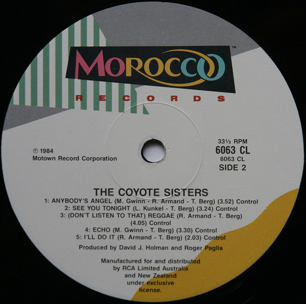 The Coyote Sisters : The Coyote Sisters (LP)