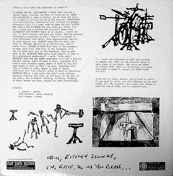 Solanki : Buzz Or Howl, Under The Influence Of Leeds 6 (10")