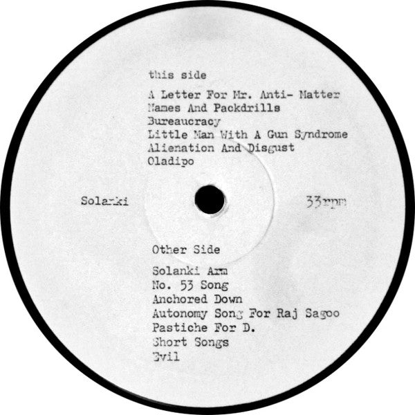 Solanki : Buzz Or Howl, Under The Influence Of Leeds 6 (10")