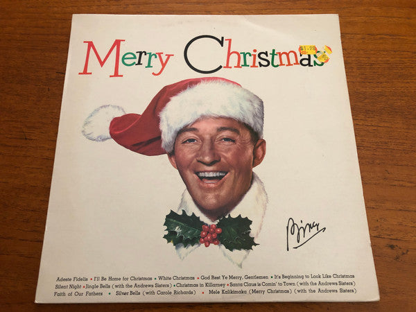 Bing Crosby : Merry Christmas (LP, Album, RE)