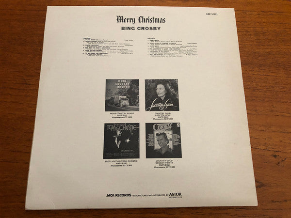 Bing Crosby : Merry Christmas (LP, Album, RE)