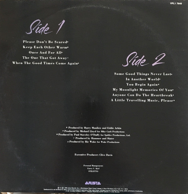 Barry Manilow : Barry Manilow (LP, Album)