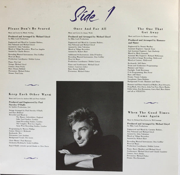 Barry Manilow : Barry Manilow (LP, Album)