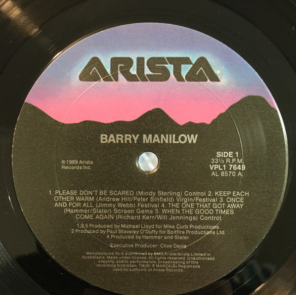 Barry Manilow : Barry Manilow (LP, Album)